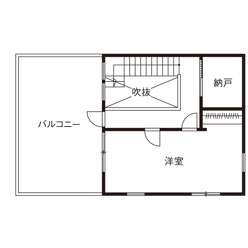新栄建設　パナソニックビルダーズグループ 【2000万円台/39坪/２階リビング/間取り図有】ビルトインガレージのある3階建ての家の間取り図（3LDK）3階