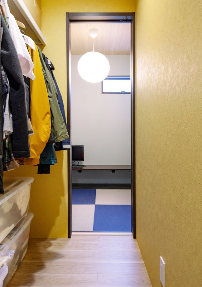 新栄建設　パナソニックビルダーズグループ 【2000万円台/39坪/２階リビング/間取り図有】ビルトインガレージのある3階建ての家の建築実例画像13