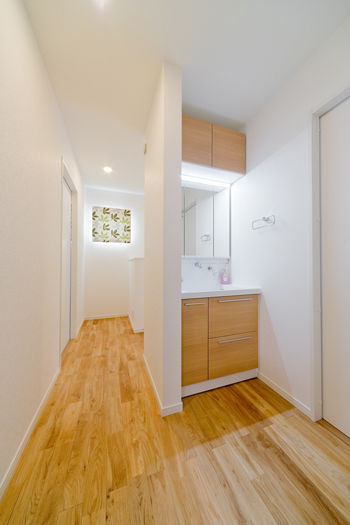 カメヤグローバル 【大阪府/2000万円台/約50坪/大阪市】オークの無垢を使った耐震・耐久性に配慮した家の実例（間取り図有）の建築実例画像7