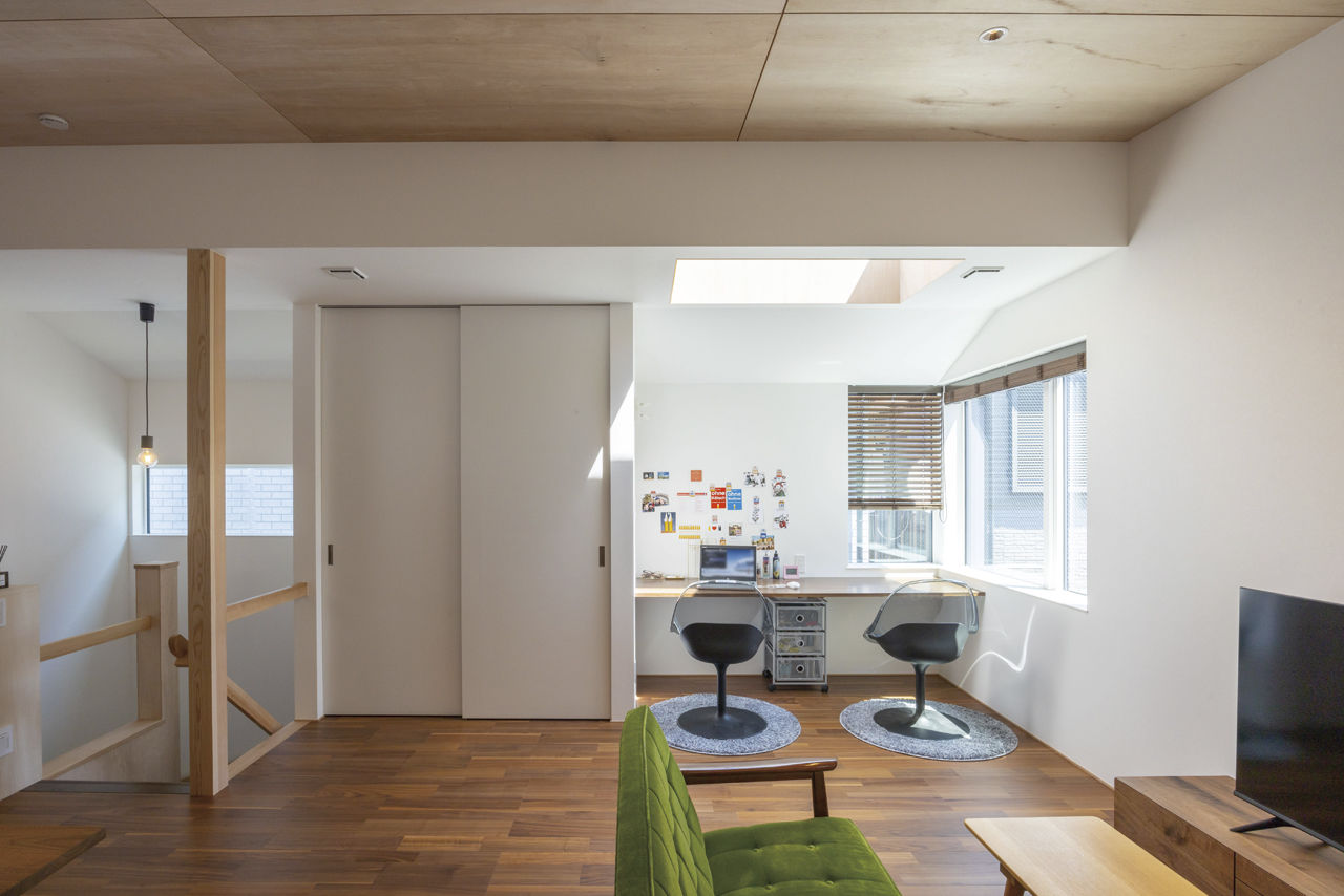 カメヤグローバル 【大阪府/1900万円台/約30坪/泉大津市】好きなものに囲まれる2階のオープンなLDK。建築家デザインの家の建築実例画像3