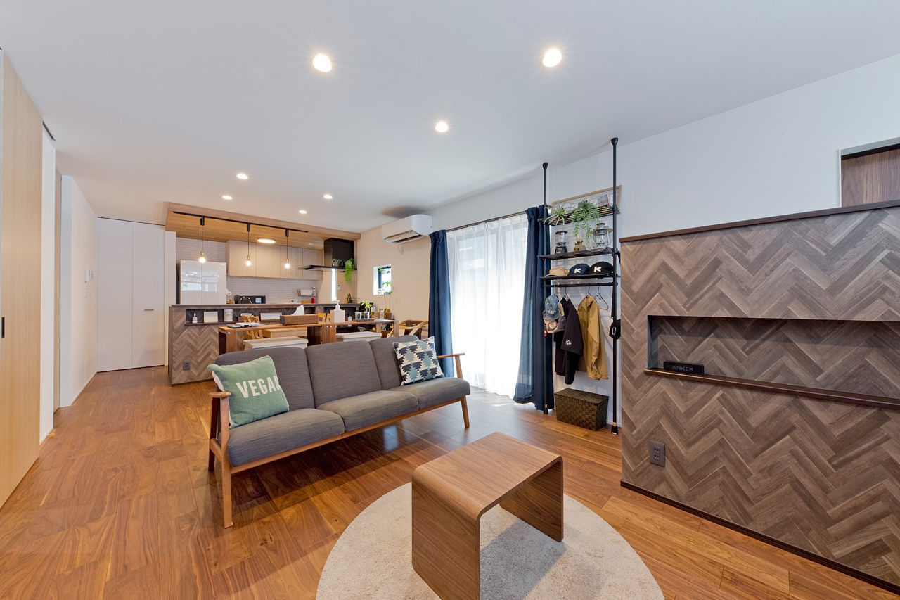 カメヤグローバル 【大阪府/2000万円台/約33坪/堺市】玄関からLDKまでひと続き。回遊動線＋大型収納で、家事も子育ても楽しむの建築実例画像5