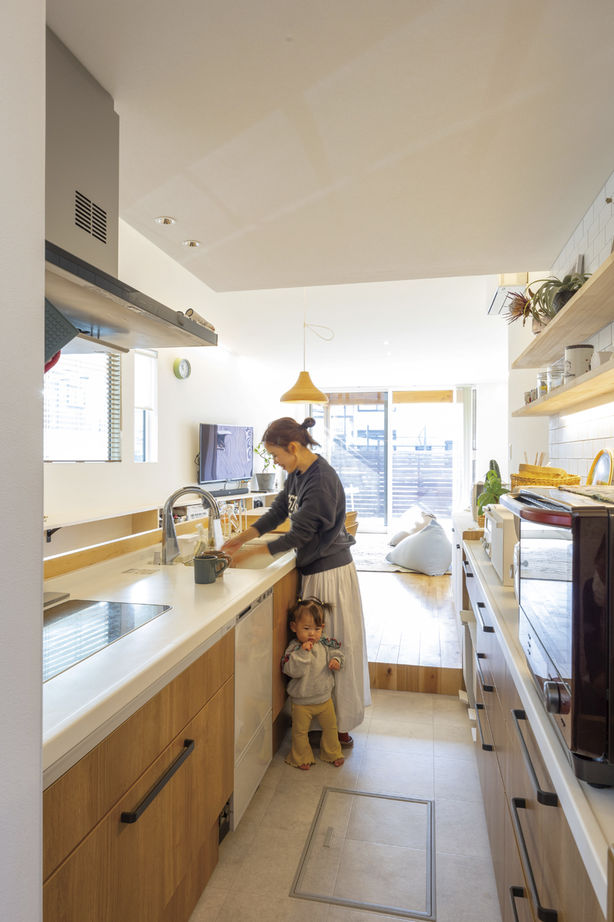 カメヤグローバル 【大阪府/2000万円台/約37坪/岸和田市】光熱費を抑えて暖かく。庭やデッキでアウトドアも楽しむ平屋暮らしの建築実例画像4