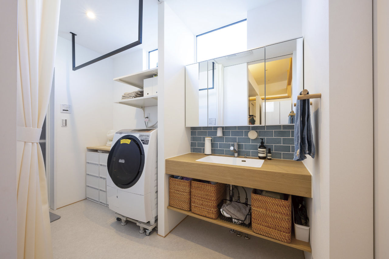 カメヤグローバル 【大阪府/2000万円台/約37坪/岸和田市】光熱費を抑えて暖かく。庭やデッキでアウトドアも楽しむ平屋暮らしの建築実例画像7