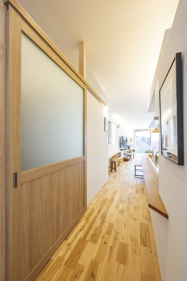 カメヤグローバル 【大阪府/2000万円台/約37坪/岸和田市】光熱費を抑えて暖かく。庭やデッキでアウトドアも楽しむ平屋暮らしの建築実例画像9