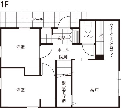 日興ホーム 【2,000万円台/狭小地/土地27.2坪/間取り図有】狭小地でもゆとりと採光に妥協しない注文住宅の醍醐味の間取り図（3LDK＋ロフト）1階