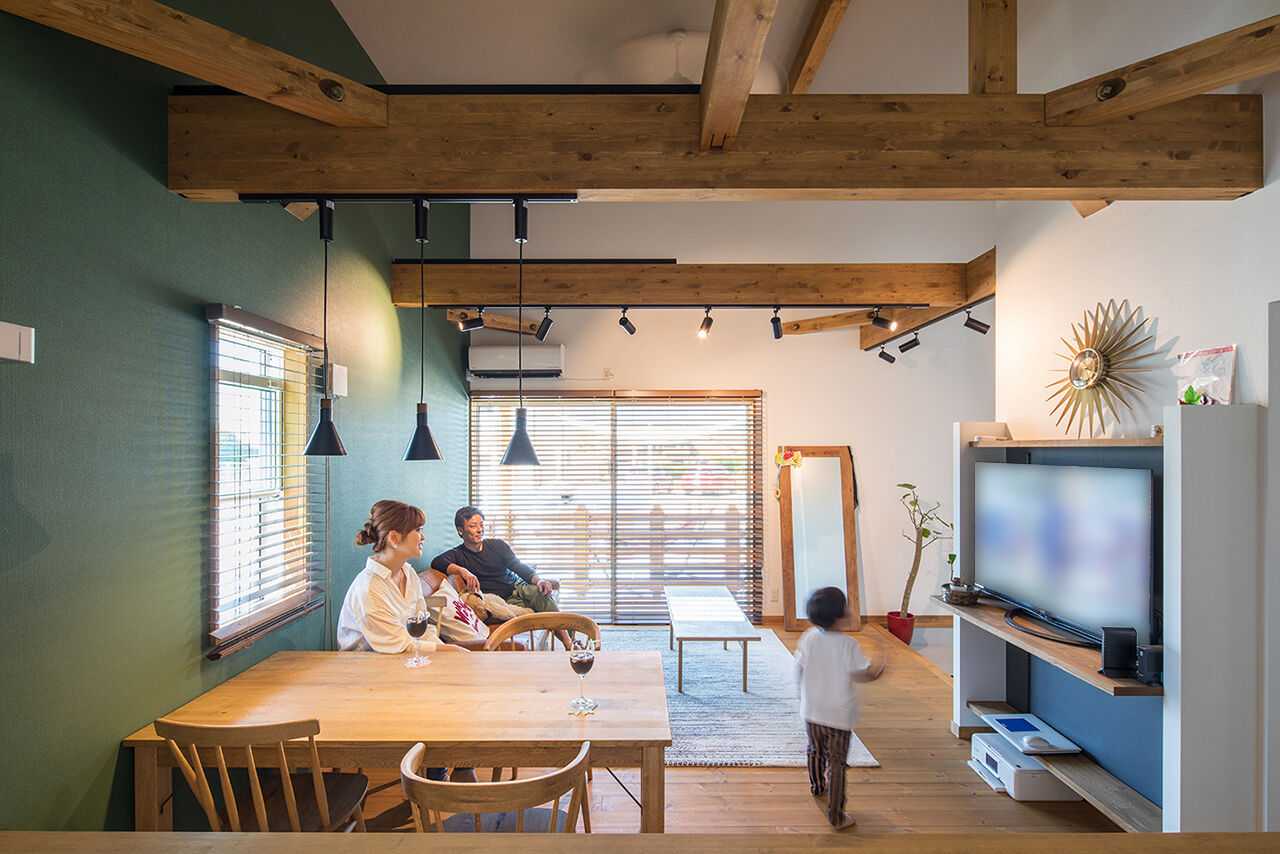 日興ホーム 【2000万円台/西海岸の平屋/81.49平米/間取り図有】西海岸をイメージ。子育てと仕事の両立を応援する家の建築実例画像2