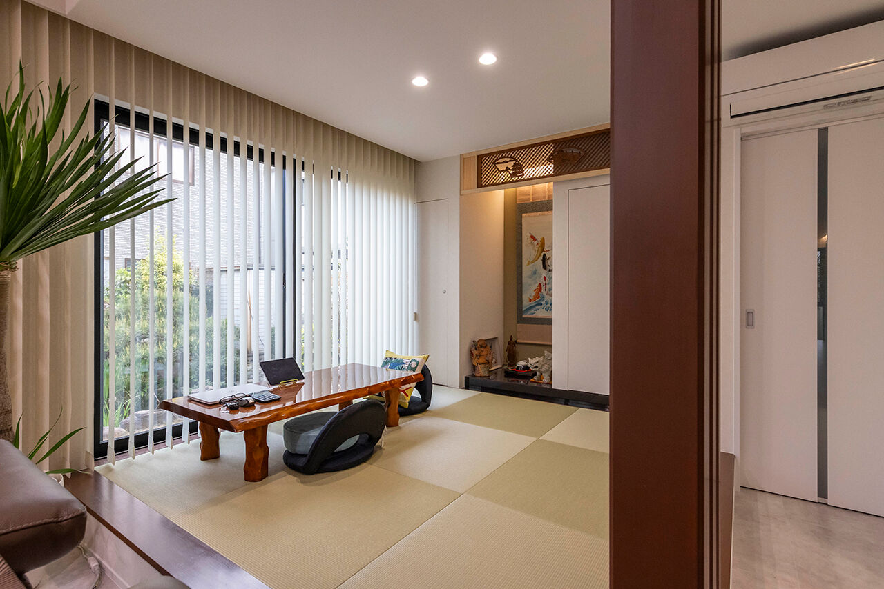 さくら 【石川県/建て替え/約25帖LDK/42坪】和×ホテルライクな家の建築実例画像4