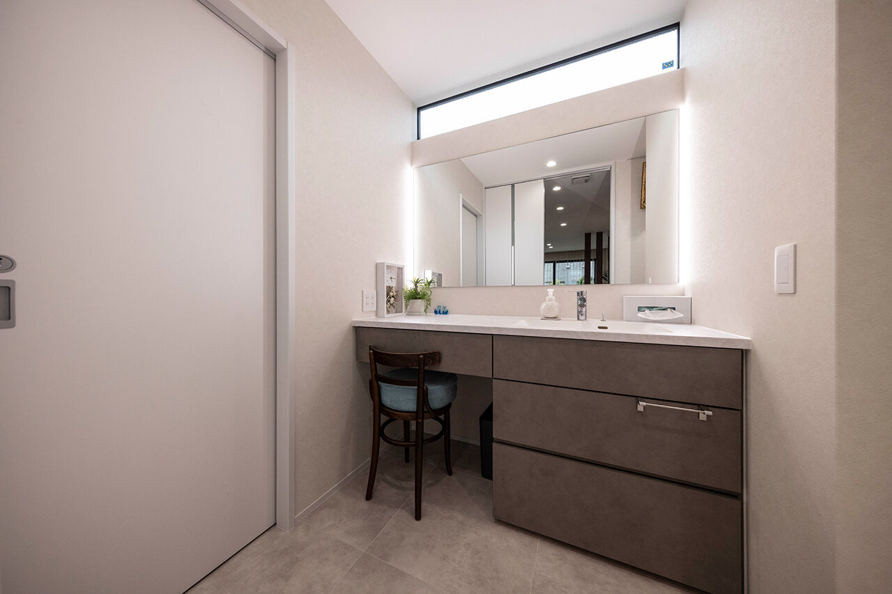 さくら 【石川県/建て替え/約25帖LDK/42坪】和×ホテルライクな家の建築実例画像5