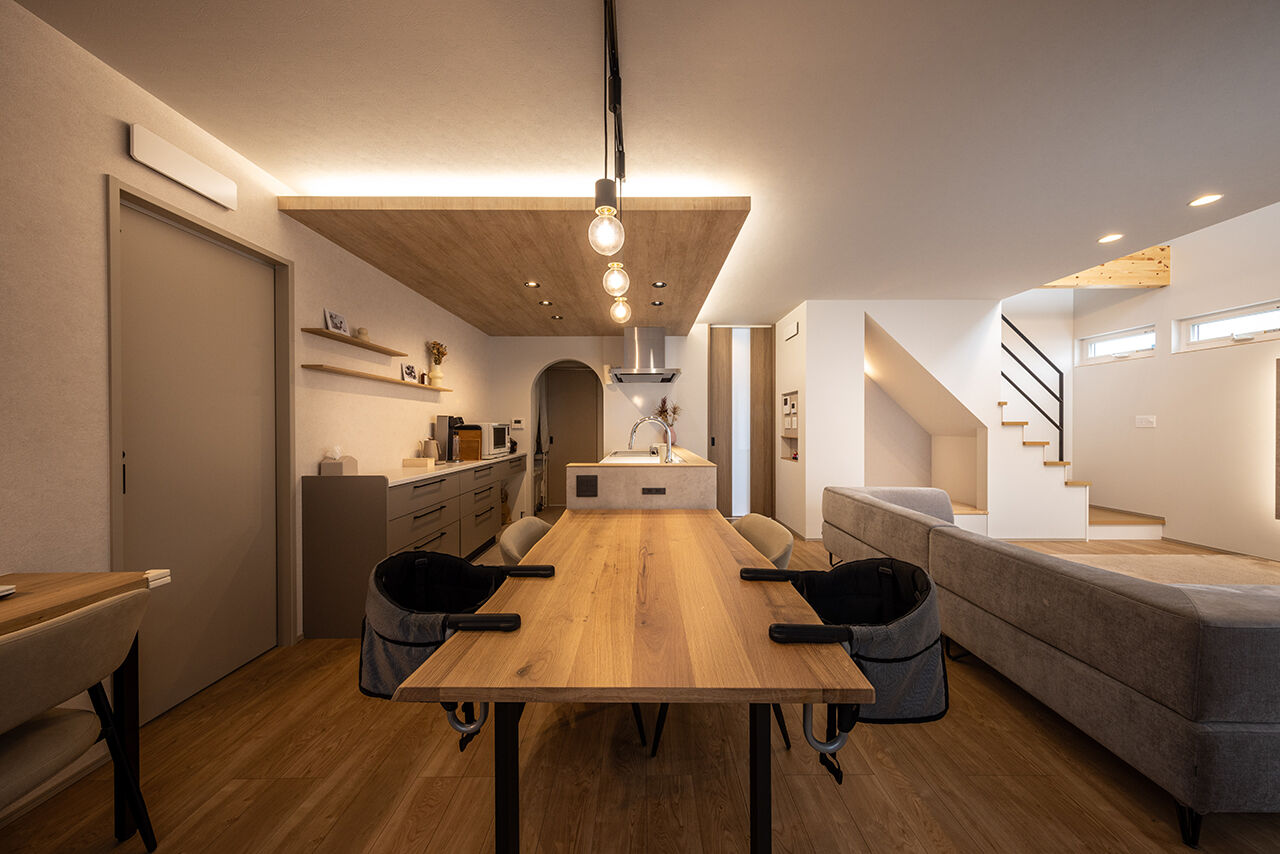 さくら 【石川県/大きな吹き抜け/ヌック/32坪】育児の「3Way家事動線」搭載の建築実例画像5