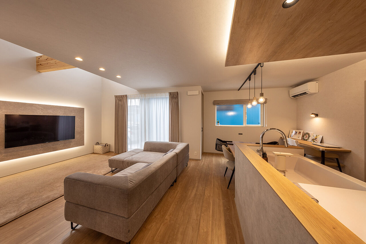 さくら 【石川県/大きな吹き抜け/ヌック/32坪】育児の「3Way家事動線」搭載の建築実例画像6