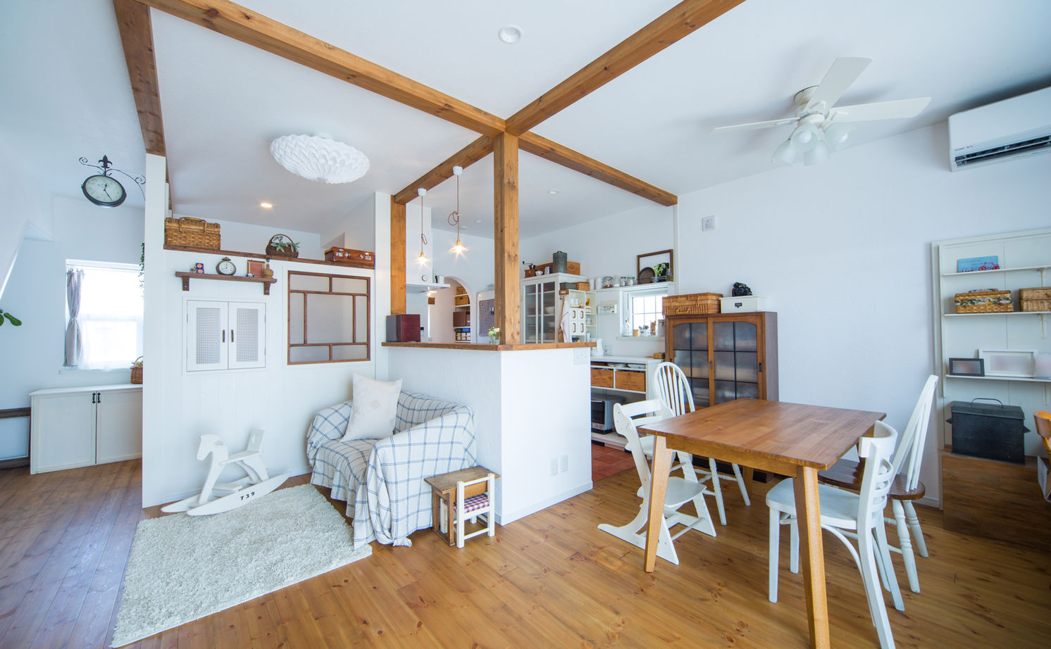 i leaf labo （アイリーフラボ） 【京都府京田辺市/2000万円台/30坪/3LDK/間取り有】北欧ナチュラルでおしゃれな雑貨アーティストの2階建ての建築実例画像4