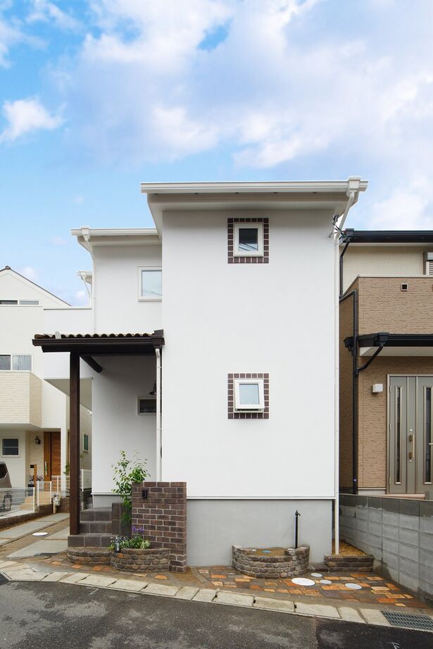 i leaf labo （アイリーフラボ） 【京都府/2000万円台/28坪/3LDK】狭小地で2000万円台で実現したナチュラルカッコいいお家（間取り図有）の建築実例画像2