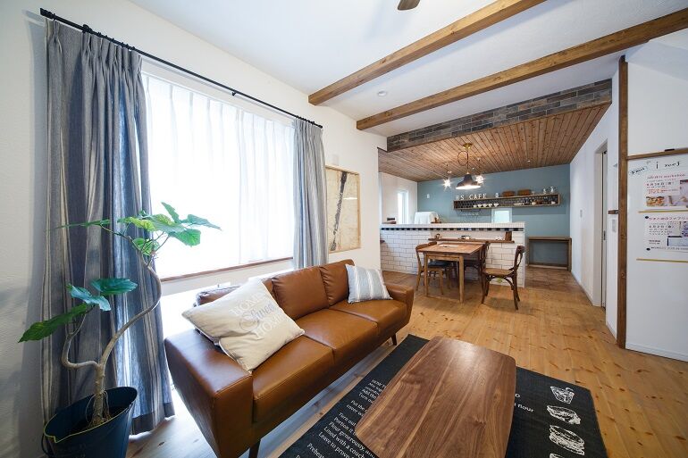 i leaf labo （アイリーフラボ） 【京都府/2000万円台/28坪/3LDK】狭小地で2000万円台で実現したナチュラルカッコいいお家（間取り図有）の建築実例画像4