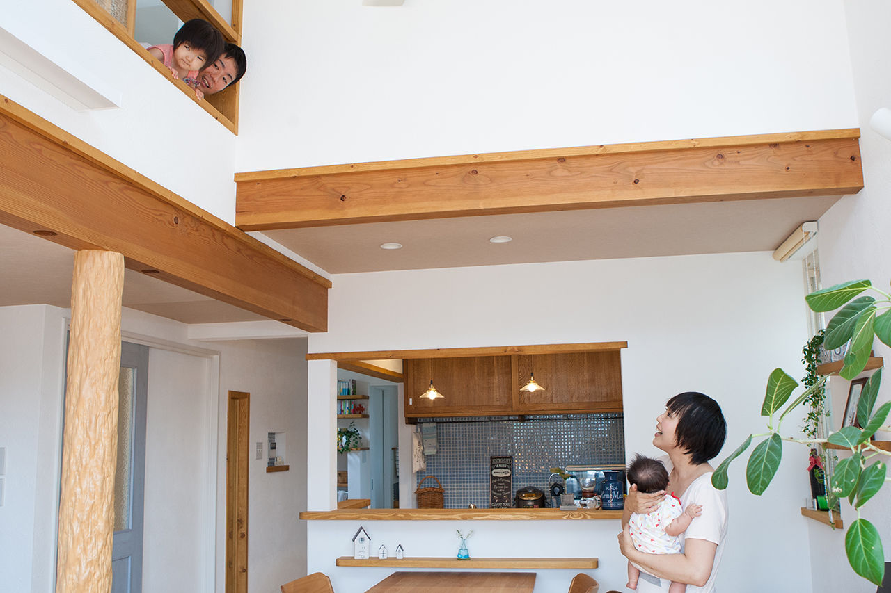 i leaf labo （アイリーフラボ） 【京都市/2000万円台/3LDK/狭小20坪台】スキップフロア3階建てのナチュラルカッコいいお家（間取り図有）の建築実例画像3