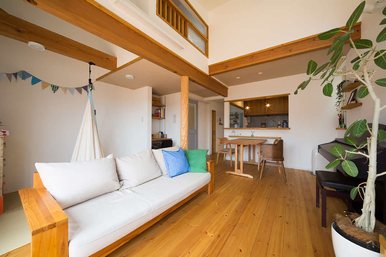 i leaf labo （アイリーフラボ） 【京都市/2000万円台/3LDK/狭小20坪台】スキップフロア3階建てのナチュラルカッコいいお家（間取り図有）の建築実例画像5