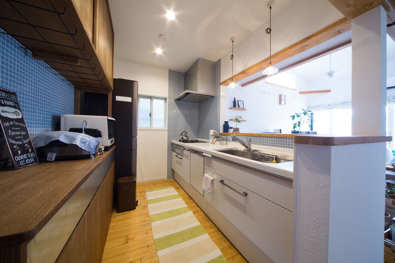 i leaf labo （アイリーフラボ） 【京都市/2000万円台/3LDK/狭小20坪台】スキップフロア3階建てのナチュラルカッコいいお家（間取り図有）の建築実例画像7