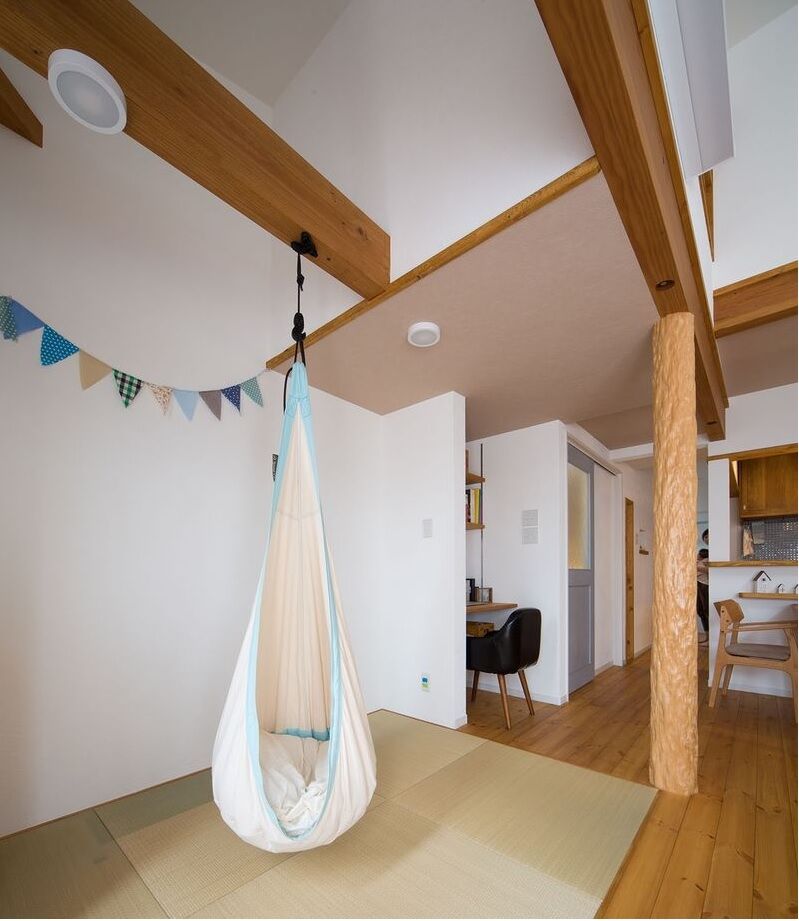 i leaf labo （アイリーフラボ） 【京都市/2000万円台/3LDK/狭小20坪台】スキップフロア3階建てのナチュラルカッコいいお家（間取り図有）の建築実例画像10