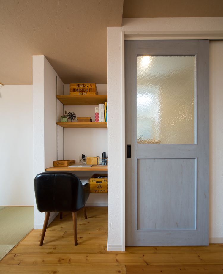 i leaf labo （アイリーフラボ） 【京都市/2000万円台/3LDK/狭小20坪台】スキップフロア3階建てのナチュラルカッコいいお家（間取り図有）の建築実例画像12