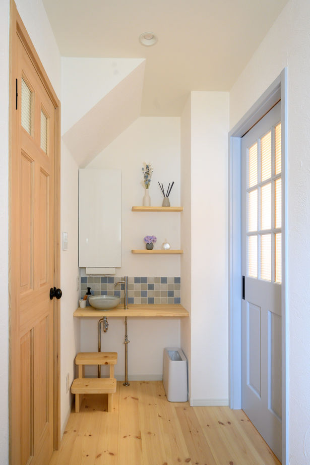 i leaf labo （アイリーフラボ） 【京都府向日市/2000万円台/北欧風/狭小/車2台/4LDK/間取り】収納充実！家事ラク＆お家カフェのような空間の建築実例画像13