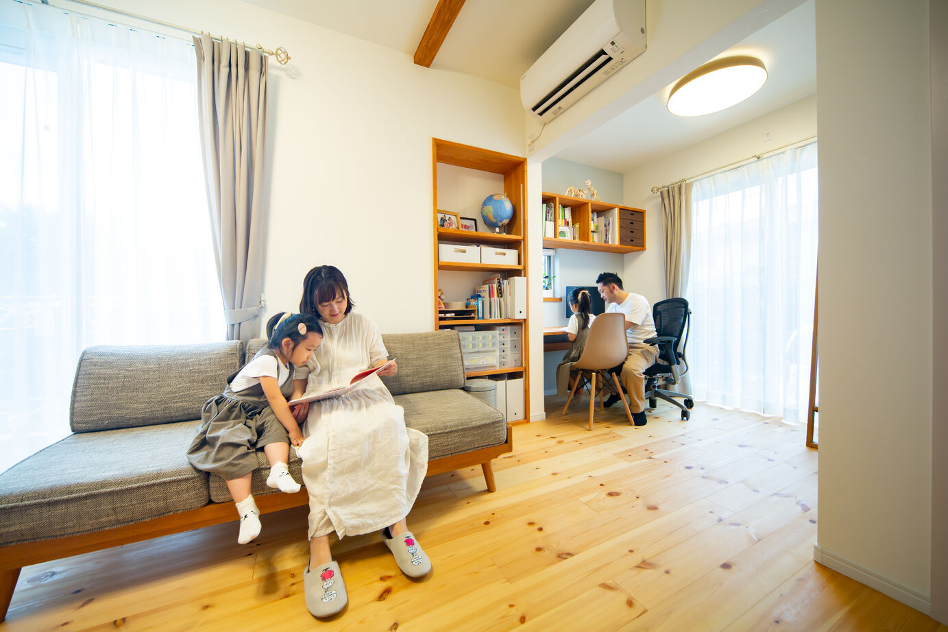 i leaf labo （アイリーフラボ） 【京都市/2000万円台/約28坪/テレワーク/狭小/3LDK/間取り有】かわいい外観｜カフェ風ナチュラルのお家の建築実例画像9