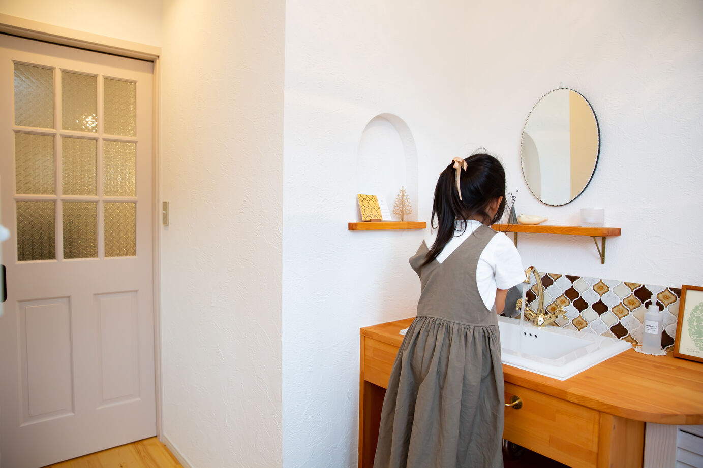 i leaf labo （アイリーフラボ） 【京都市/2000万円台/約28坪/テレワーク/狭小/3LDK/間取り有】かわいい外観｜カフェ風ナチュラルのお家の建築実例画像10