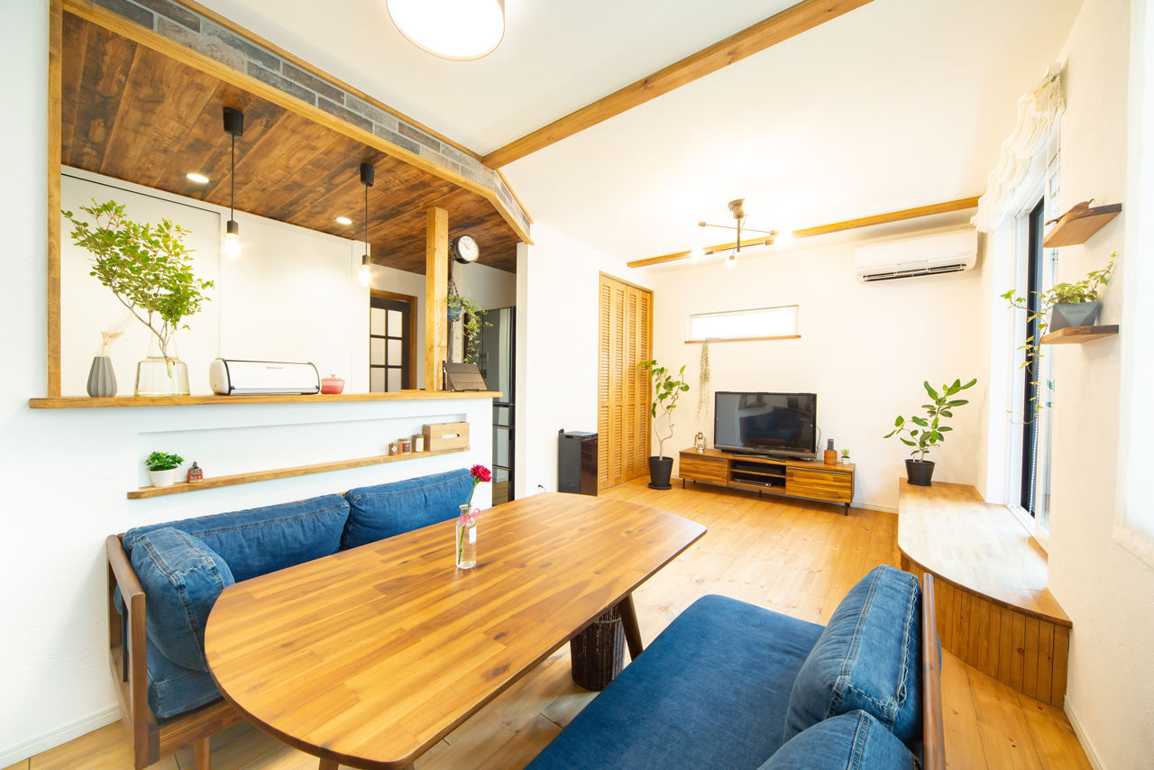 i leaf labo （アイリーフラボ） 【京都市/北欧風/2000万円台/狭小/4LDK /間取り有】ナチュラルカフェ風な家｜女性建築士で家事楽間取りの建築実例画像2