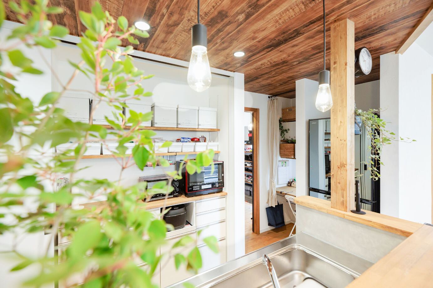 i leaf labo （アイリーフラボ） 【京都市/北欧風/2000万円台/狭小/4LDK /間取り有】ナチュラルカフェ風な家｜女性建築士で家事楽間取りの建築実例画像6