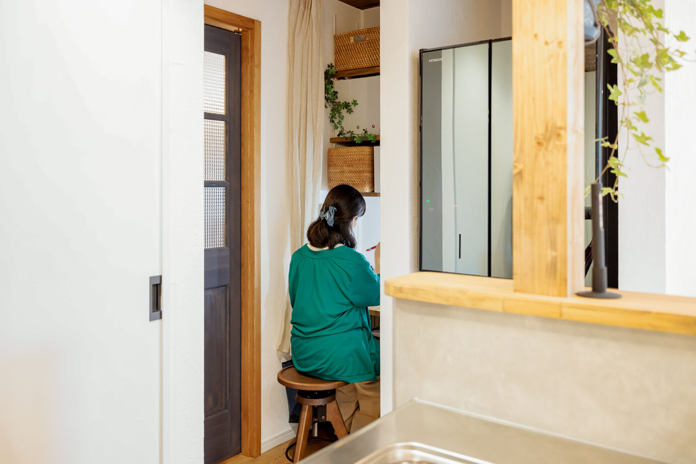 i leaf labo （アイリーフラボ） 【京都市/北欧風/2000万円台/狭小/4LDK /間取り有】ナチュラルカフェ風な家｜女性建築士で家事楽間取りの建築実例画像10