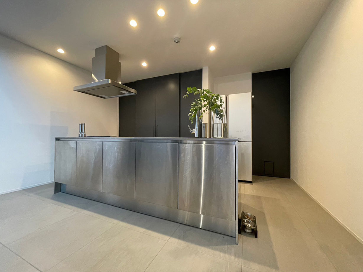 ハウスワン 【吹き抜け×アイアン階段×アイランドキッチン】グレイッシュなLDK＆迎賓の和室を自由設計で実現した家の建築実例画像9