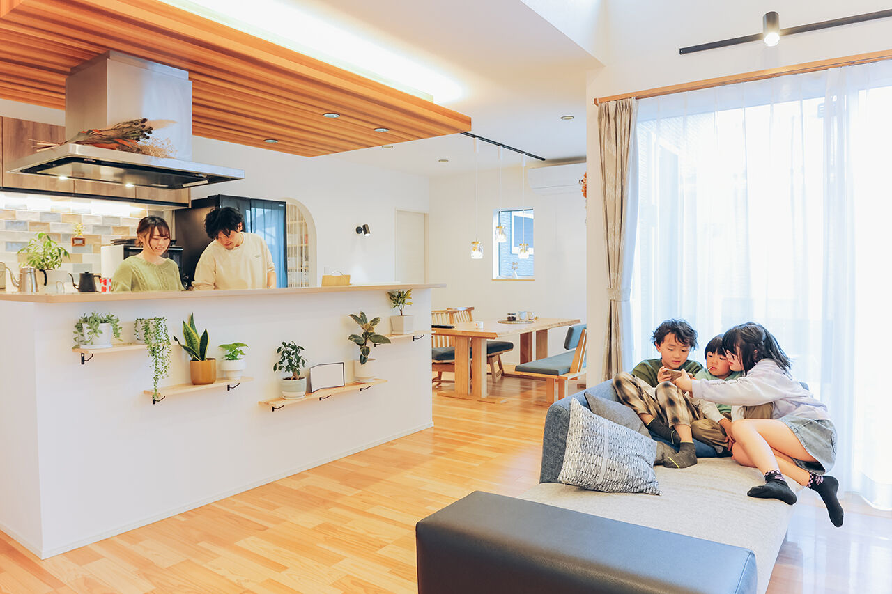 アート建工 【間取図有｜2000万円台前半｜平屋】子育て＆家事ラク動線で負担軽減。休日はウッドデッキでバーベキューの建築実例画像3