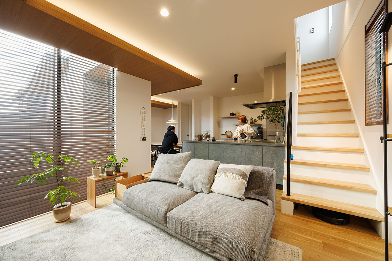 アート建工 デザインにこだわり、居心地のよい自分たちの家を建てたい！新たな夢も後押しする 唯一無二の家づくりの建築実例画像2