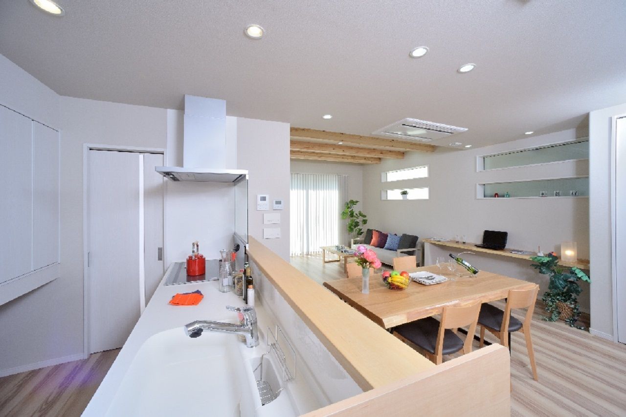 ジャストホーム（越谷・草加） 【1000万円台/30坪/間取り/埼玉/越谷】家事や収納も楽しくスッキリと。家族の絆が深まる工夫がいっぱいの家の建築実例画像5