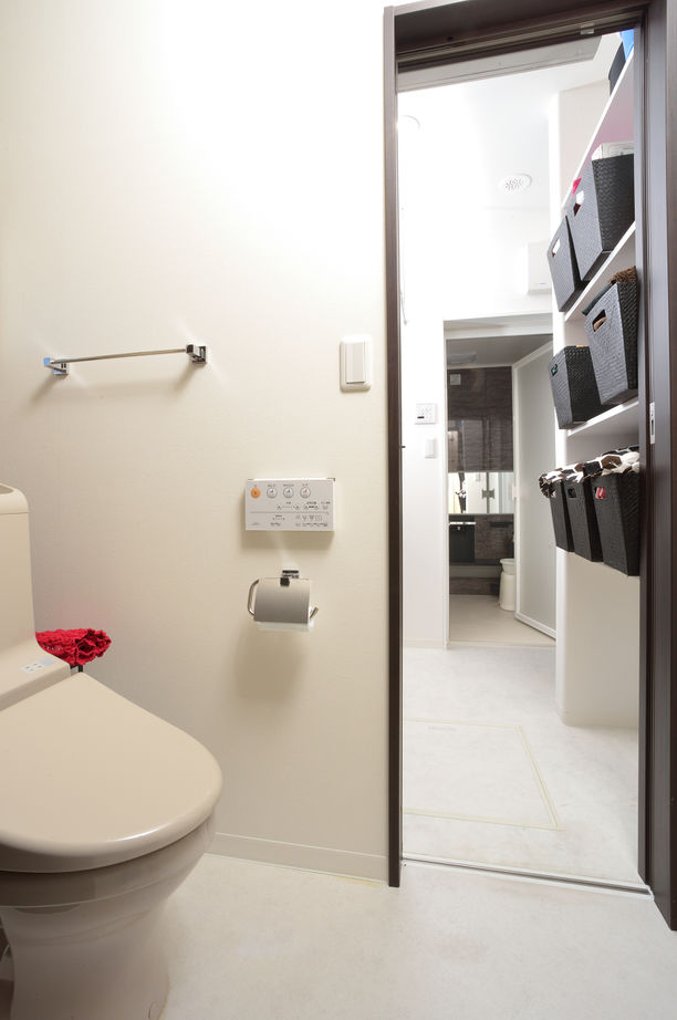 ジャストホーム（越谷・草加） 【2000万円台/30坪台/間取り/埼玉/越谷】２階LDKでプライバシーにも配慮 重厚感溢れるラグジュアリーな空間の建築実例画像9