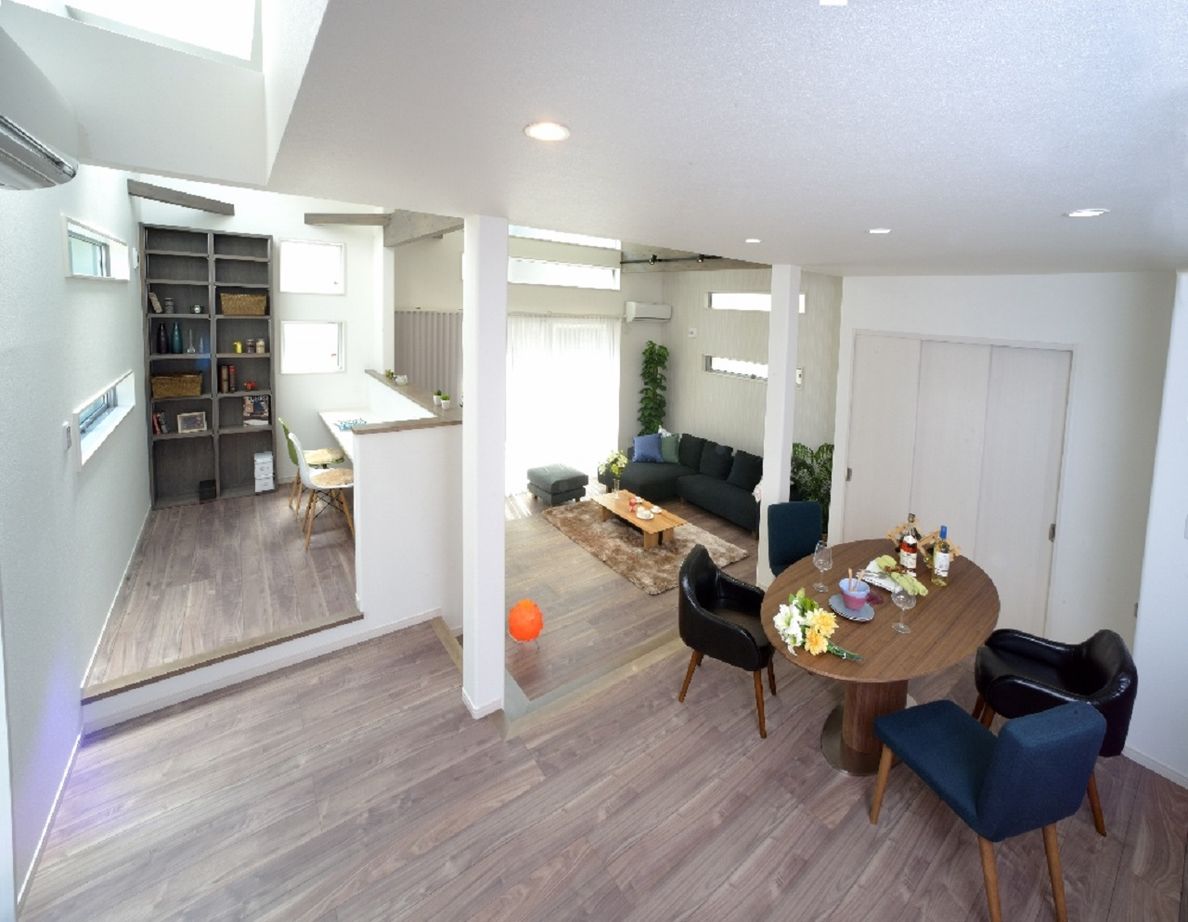 ジャストホーム（越谷・草加） 【2000万円台/間取り/40坪/バルコニー/草加】縦横の広がりをもたらすスキップフロア＋吹き抜けで開放的な家の建築実例画像5