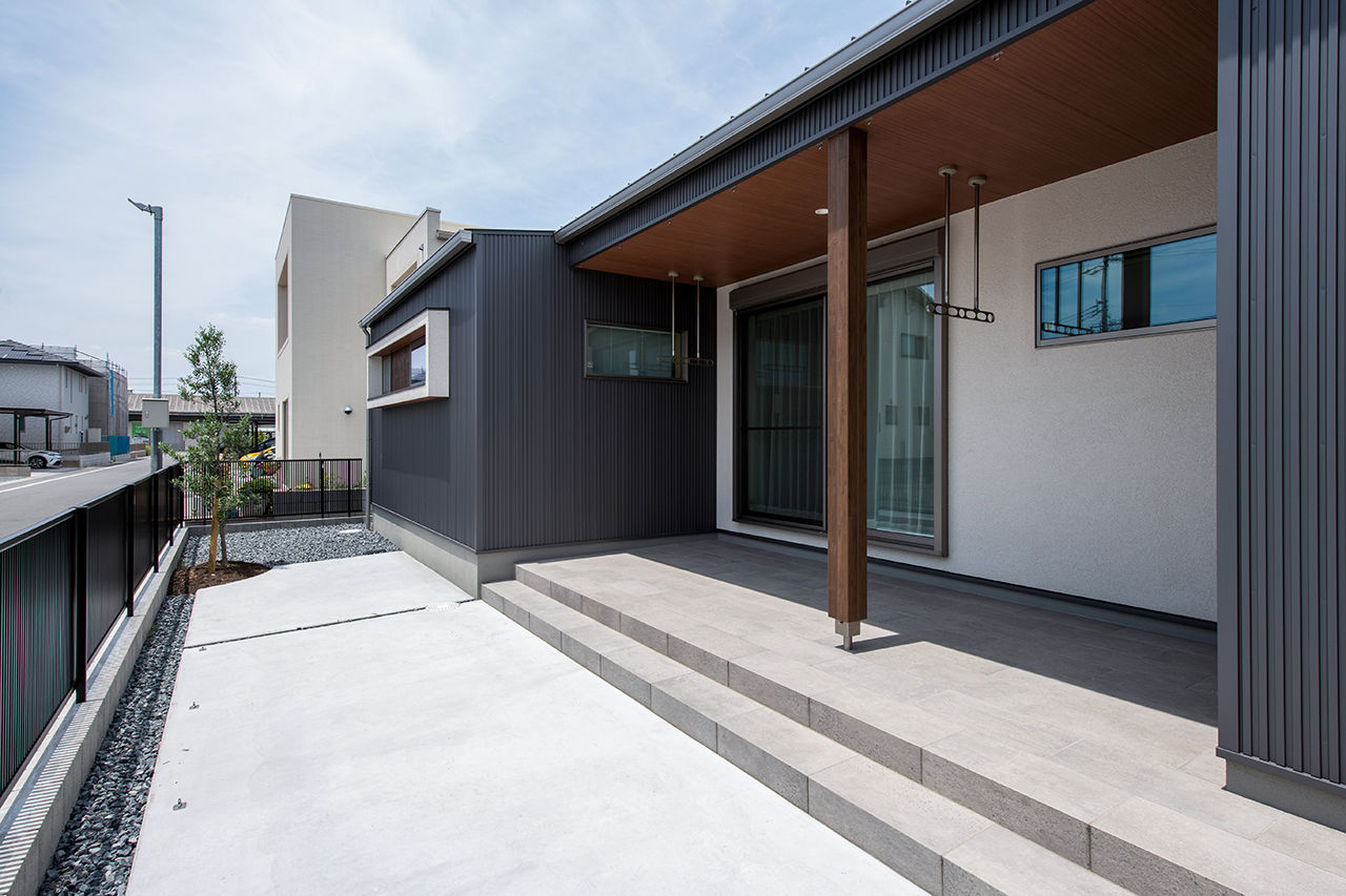 渡邊工務店 【愛知/平屋/30坪台/間取り図】全館空調で広々大空間リビングを実現！アウトドアリビングを愉しむ平屋の建築実例画像5