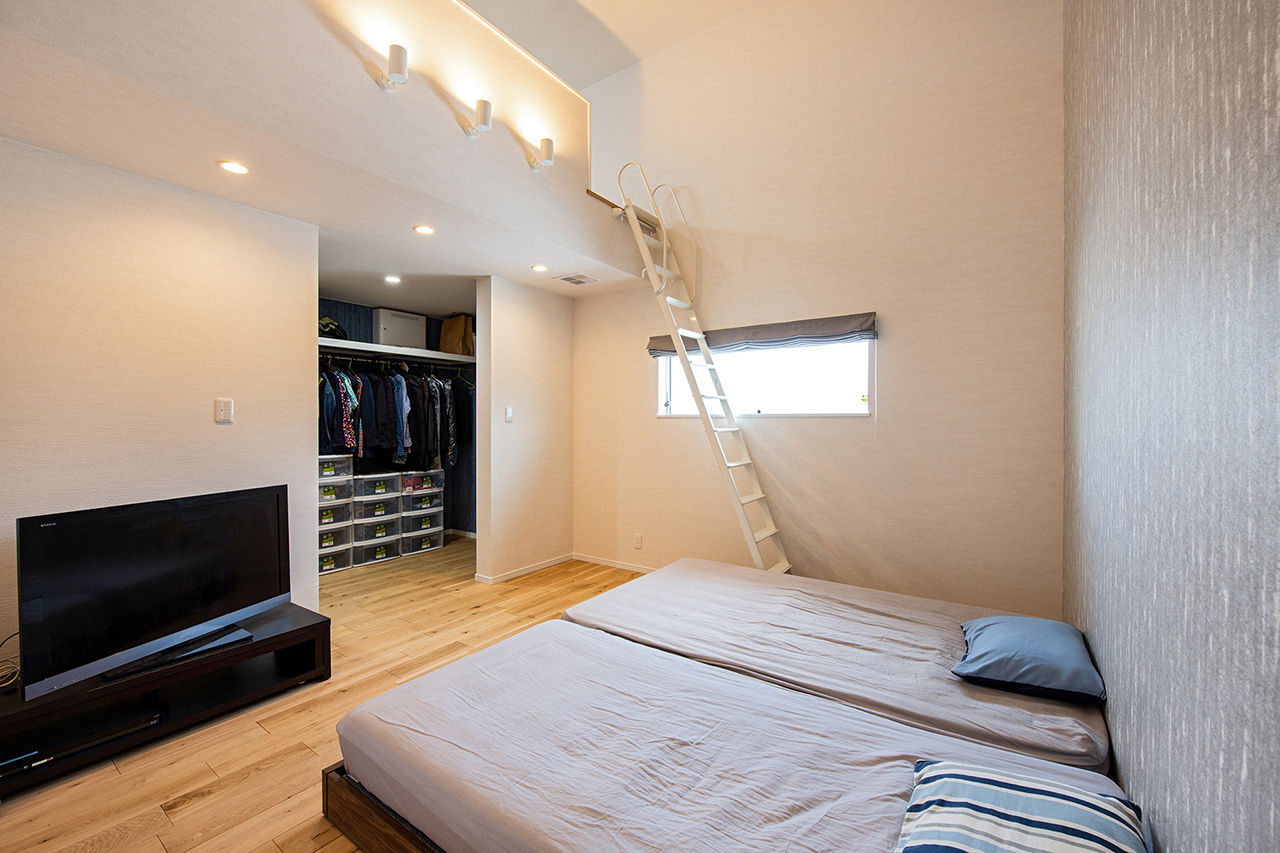 渡邊工務店 【愛知/平屋/30坪台/間取り図】全館空調で広々大空間リビングを実現！アウトドアリビングを愉しむ平屋の建築実例画像8