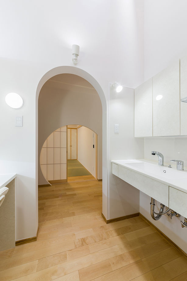 渡邊工務店 【愛知/平屋/二世帯/バリアフリー】2棟をつなげた中庭のある平屋の建築実例画像7