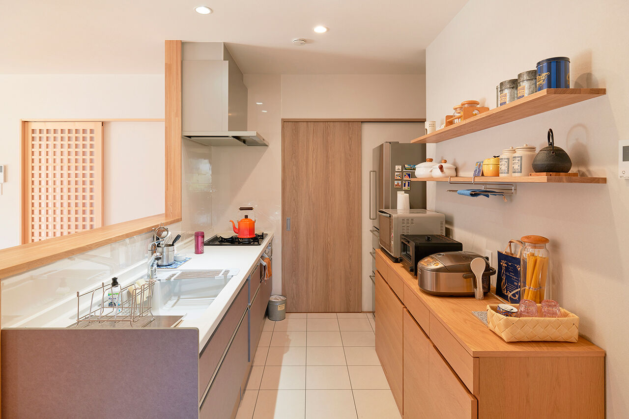 渡邊工務店 【愛知/平屋/30坪台/2000万円台】和×洋がセンスよく調和する、夫婦ふたりで快適に暮らすモダン平屋の建築実例画像5