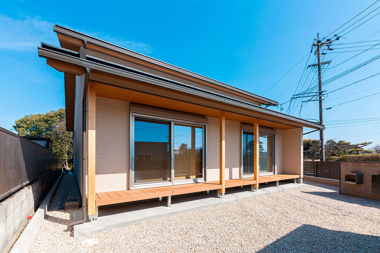 渡邊工務店 【愛知/平屋/ロフト/40坪台】全館空調「マッハシステム」採用。驚くほどの開放感に包まれる勾配天井の平屋の建築実例画像3