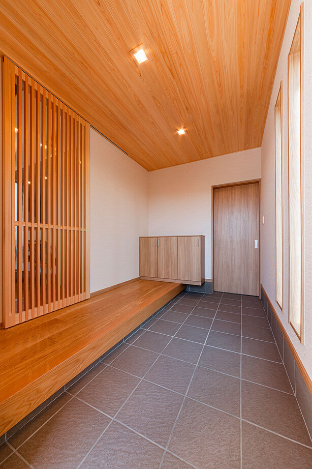 渡邊工務店 【愛知/平屋/ロフト/40坪台】全館空調「マッハシステム」採用。驚くほどの開放感に包まれる勾配天井の平屋の建築実例画像5