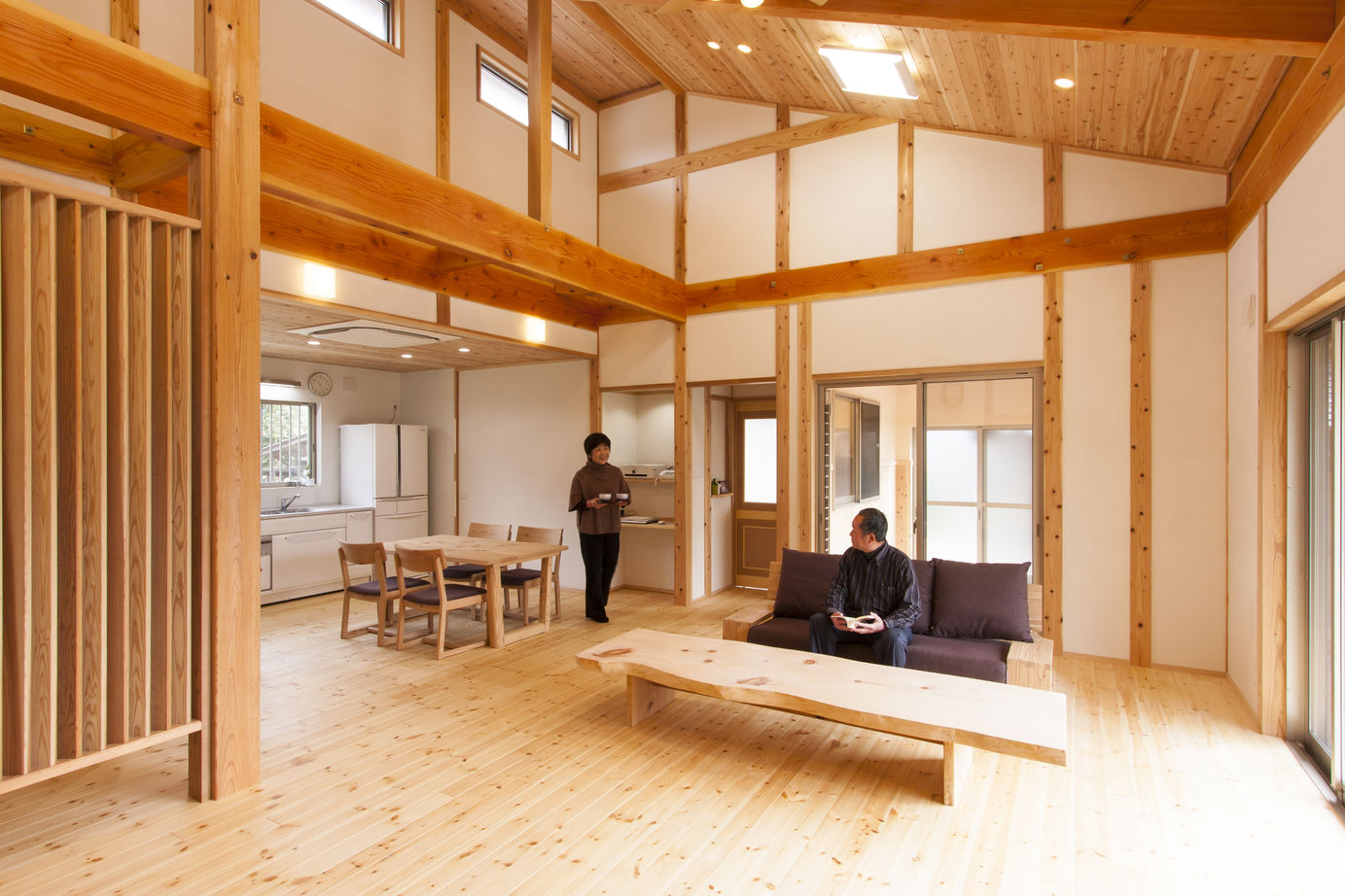 昭和住宅 【鞍手郡/3980万円/間取図有】杉や檜の香りで毎日が森林浴。家族の健康のため化学的なものを使用しない平屋の建築実例画像1