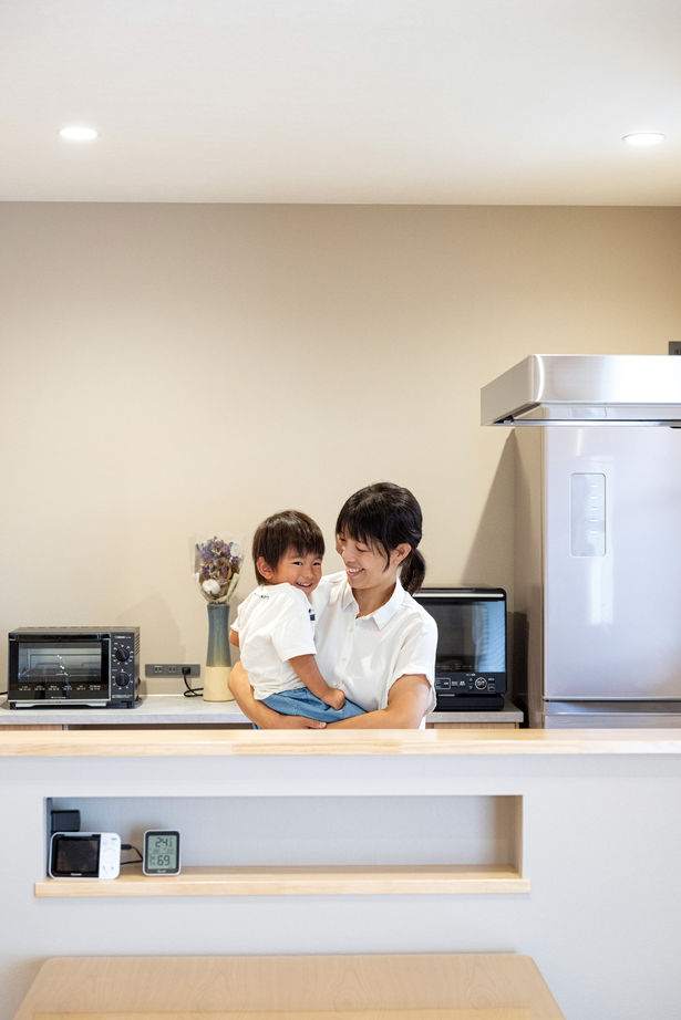 昭和住宅 【2490万円/北九州市/平屋/間取図あり】オープンキッチンからリビング・和室まで見渡せる家族団らんの家の建築実例画像10