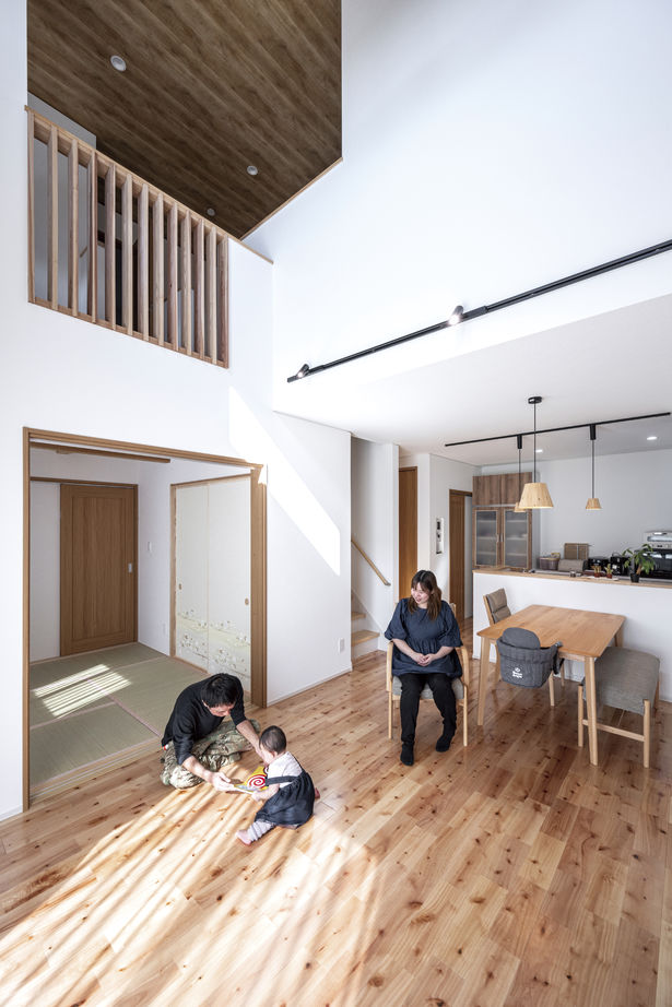 昭和住宅 【2904万円/北九州市/間取図あり/中2階】憧れのガレージ＆家事ラク動線＆自然素材で快適満足なくらしを実現の建築実例画像7