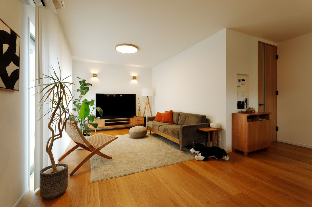 アーバンプランニング 【大阪府｜2000万円台｜２階建｜間取り】希望の吹田市で土地から実現。開放的な２階リビングでのびのびとの建築実例画像1