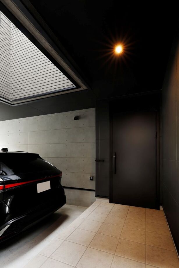 アーバンプランニング 【北摂｜インナーガレージ｜間取り図あり】便利な立地×ワイドスパンの駐車場×カーテンレスの快適ライフの建築実例画像2