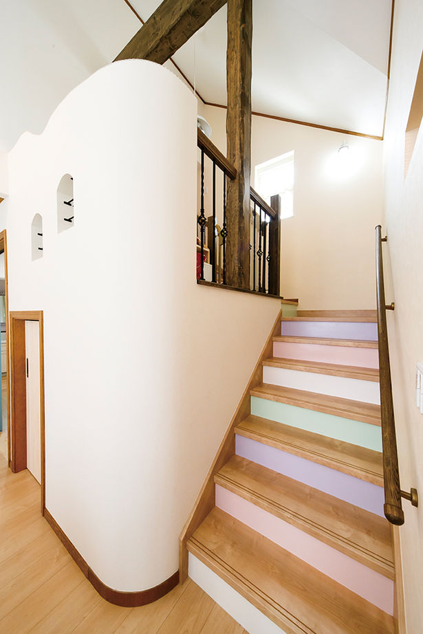 アートクラフト 【2000～2500万円/埼玉県】《パステルカラー平屋》 愛らしくどこか懐かしいパステルカラー平屋の家の建築実例画像5