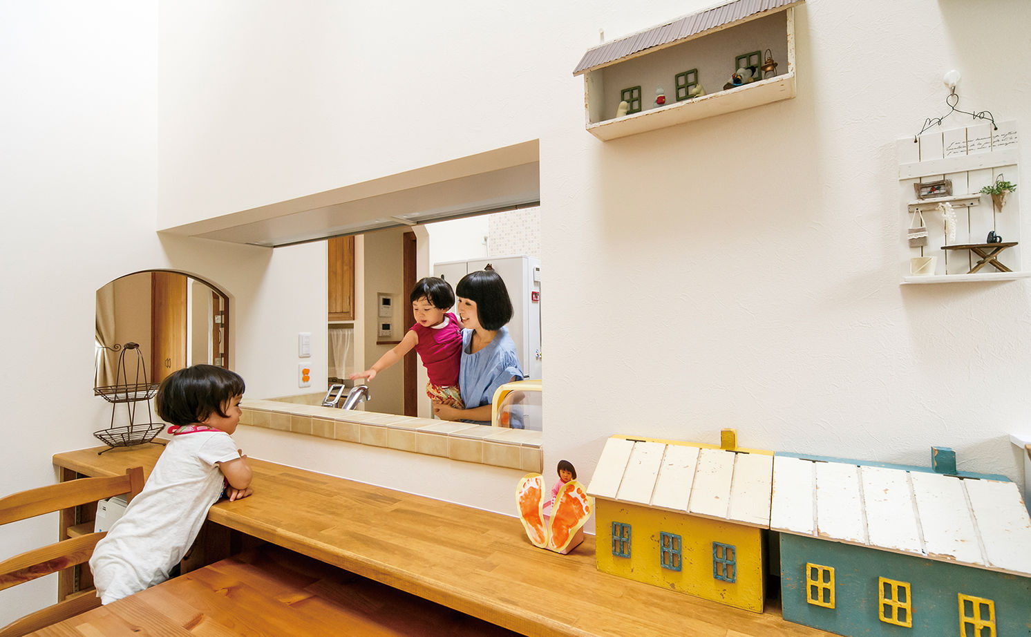 アートクラフト 【2000～2500万円/埼玉県】《パステルカラー平屋》 愛らしくどこか懐かしいパステルカラー平屋の家の建築実例画像6