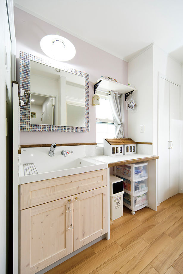 アートクラフト 【2000～2500万円/埼玉県】《パステルカラー平屋》 愛らしくどこか懐かしいパステルカラー平屋の家の建築実例画像9