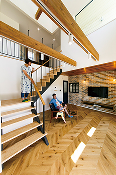 アートクラフト 【2500～3000万円/50坪台/埼玉県】《カリフォルニアリゾートスタイル》別荘のような開放感でくつろぎライフの建築実例画像4