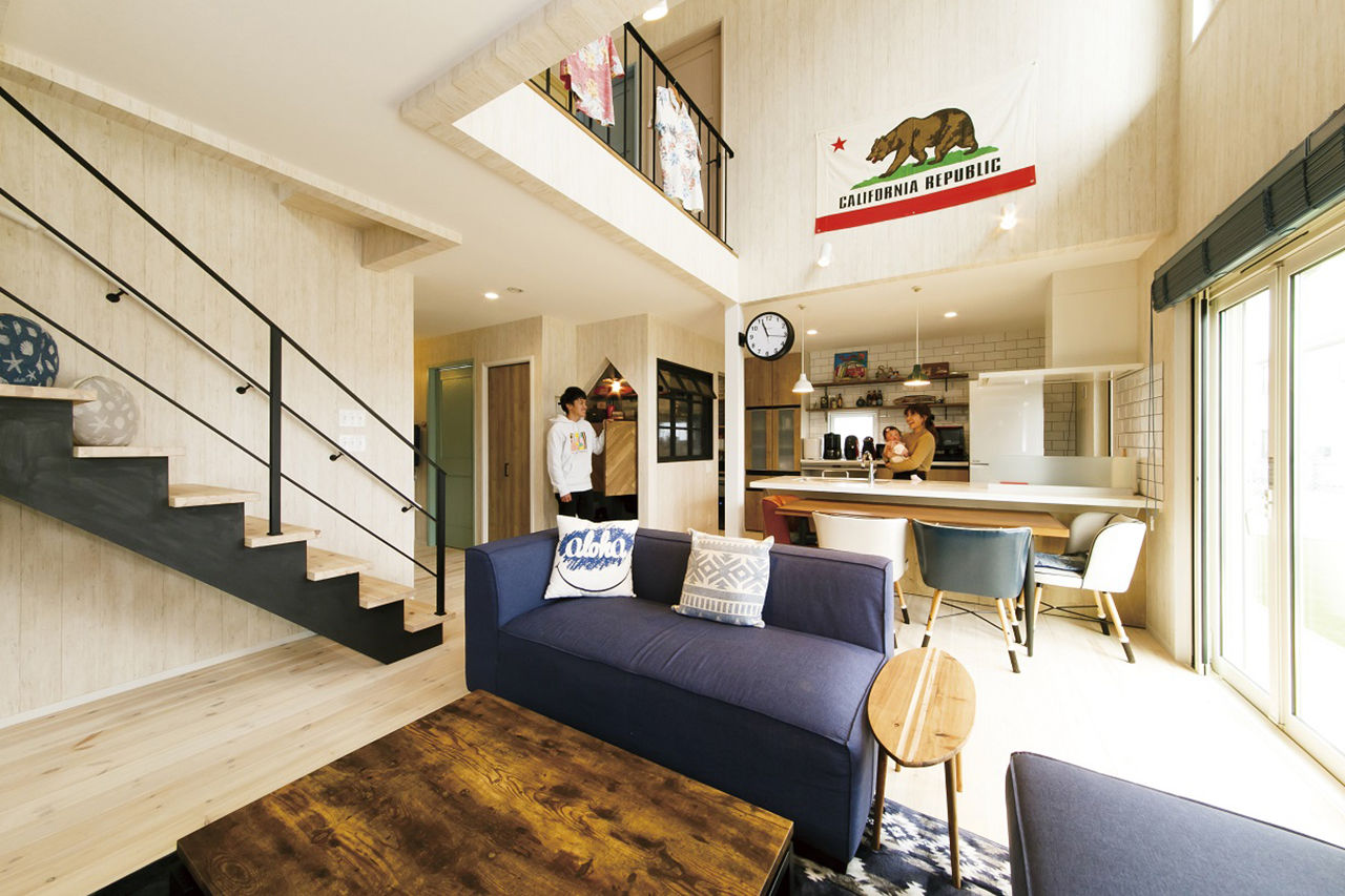 アートクラフト 【西海岸スタイルの家】家の内外でアメリカンリゾートを満喫する家の建築実例画像2